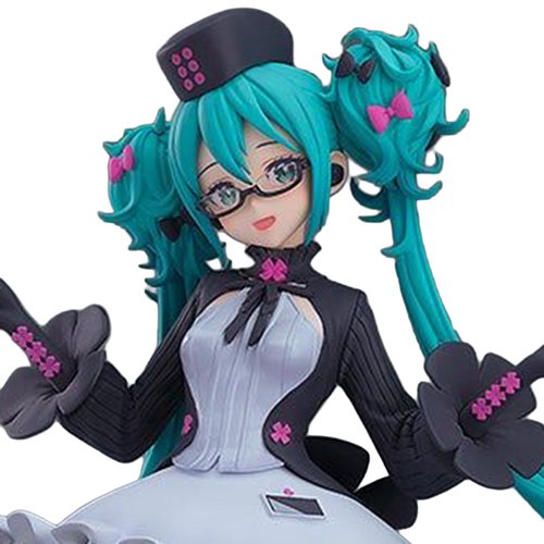 Vocaloid Hatsune Miku Glasses x Cafe Version Pop Up Parade Statue