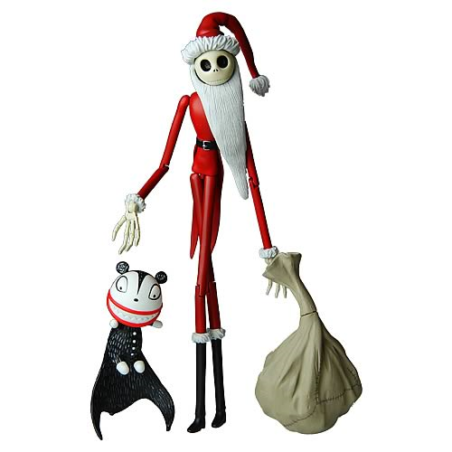 Nightmare Before Christmas Santa Jack Skellington Figure