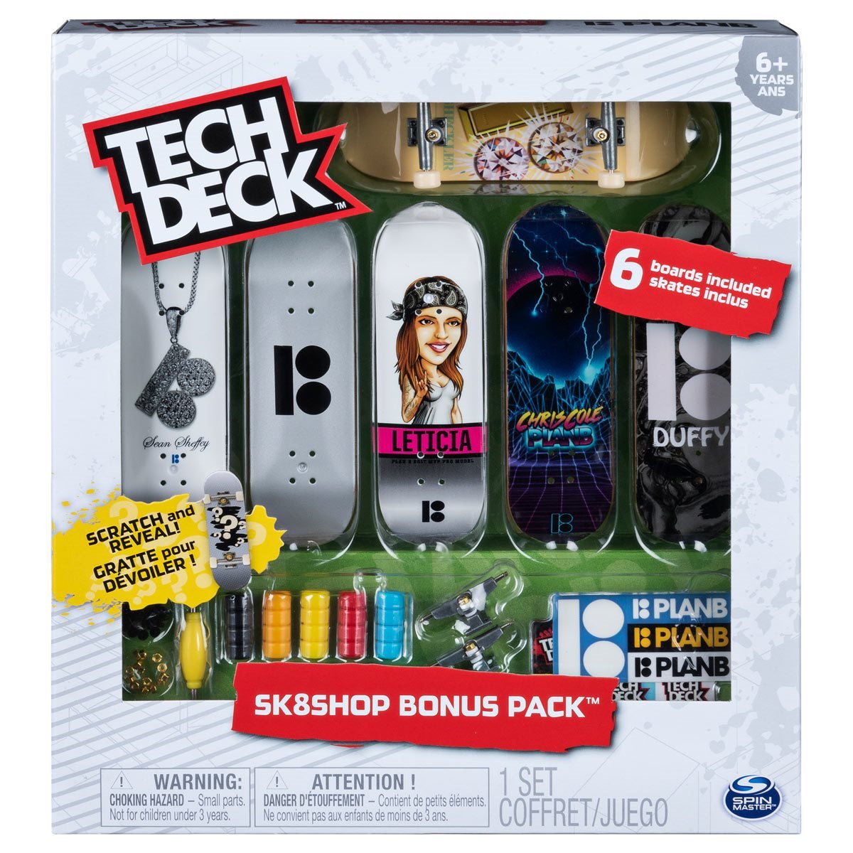 Original Tech Deck Fingerboard Toys for Boys Sk8 Shop Bonus Pack
