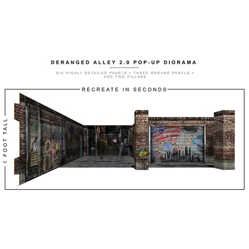 Deranged Alley 2.0 Pop-Up 1:12 Scale Diorama