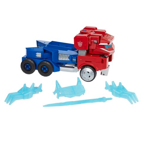 Transformers Cyberverse Roll and Change Optimus Prime