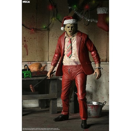 The Texas Chainsaw Massacre Ultimate Santa Leatherfac 7-Inch Scale Action Figure