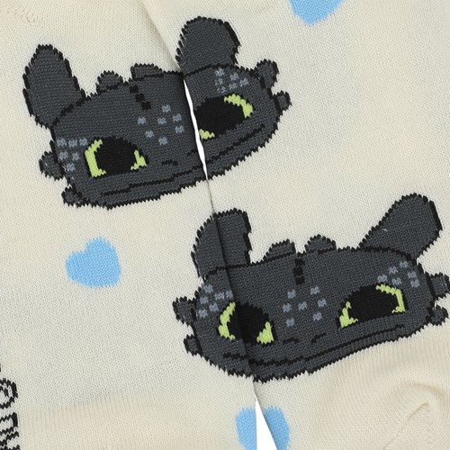 How to Train Your Dragon Toothless Lettuce Edge Ankle Sock 5-Pack