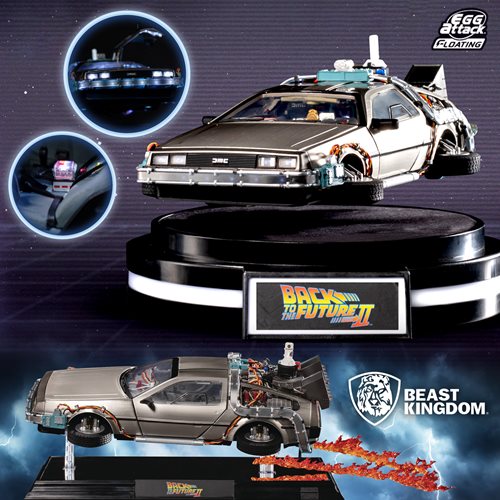 Back to the Future Part II EAF-005DX DeLorean Deluxe Floating Statue