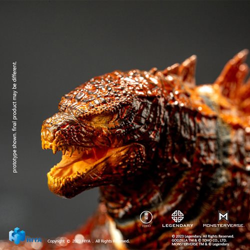Godzilla King of Monsters Exquisite Basic Burning Godzilla Action Figure - Previews Exclusive