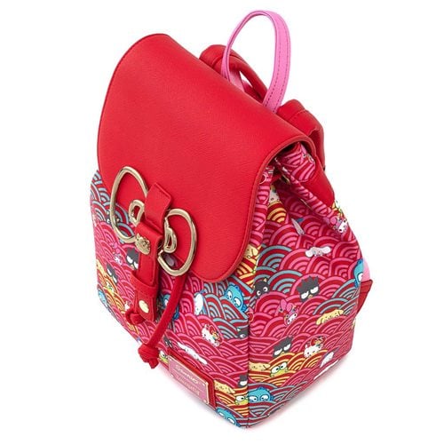 Sanrio 60th Anniversary Gold Bow Flap Backpack