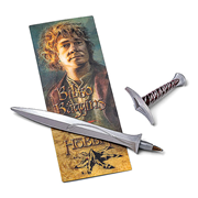 The Hobbit Movie Trilogy Bilbo Baggins Sting Sword Pen and Bookmark Set