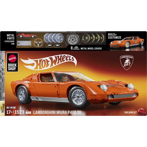 Brick Shop Hot Wheels Premium Series '71 Lamborghini Miura P400 SV