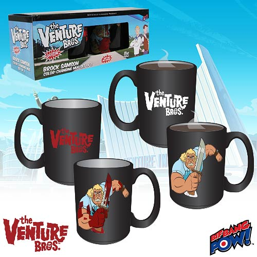 The Venture Bros. Brock Color-Changing Mug - Set of 2