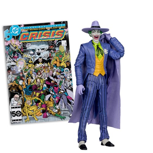 DC Direct Page Punchers Wave 10 The Joker Crisis on Infinite Earths 7-Inch Scale Action Figure with