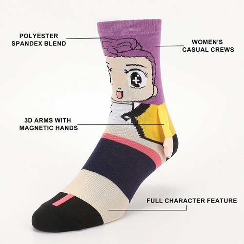 KPop Demon Hunters Huntrix Magnetic Hand Holding Crew Socks