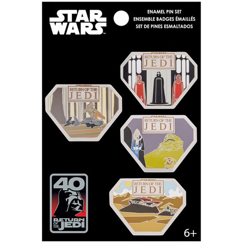 Star Wars: Return of the Jedi 40th Anniversary Funko Pop! Pin 4-Pack