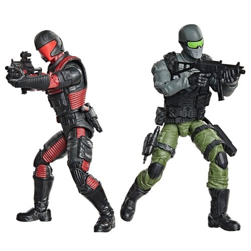 G.I. Joe Classified Series Snake Eyes & Varmint ATV vs. Stealth Viper & Cobra Stealth Flight Pod (Tr