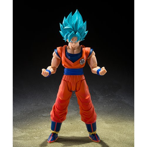 Dragon Ball Super Saiyan God Super Saiyan Son Goku Blue Power Transcending Limits S.H.Figuarts Actio