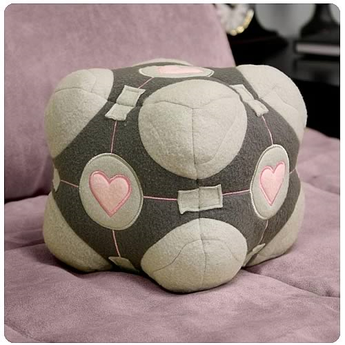 weighted companion cube plush
