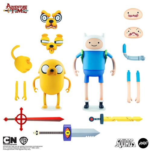 Adventure Time Jake and Finn Figure Set of 2