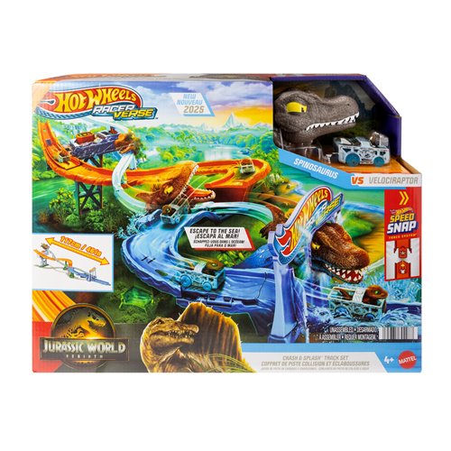 Hot Wheels RacerVerse Jurassic World Track Set