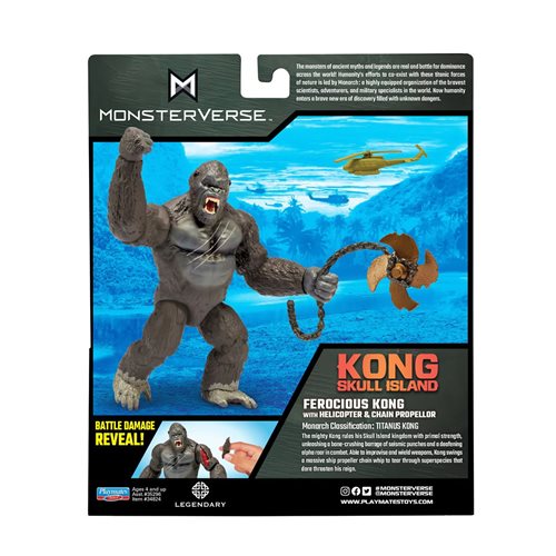 MonsterVerse Ferocious Kong Monster Figure, Not Mint