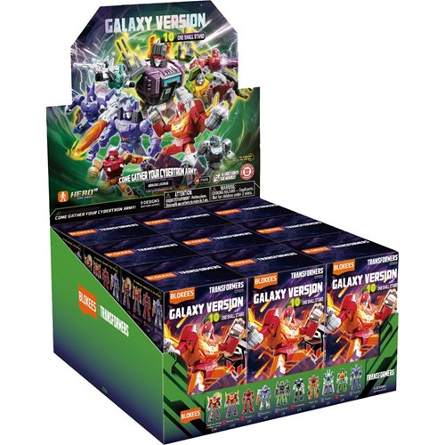 Transformers Galaxy Version 10 Transformers: The Movie 3 Sixshot Blokees Blind Box Model Kit Case of