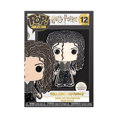 Harry Potter Bellatrix Lestrange Large Enamel Pop! Pin