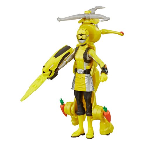 Power Rangers Beast Morphers Yellow Ranger and Morphin Jax Beast Bot 6-Inch Action Figure 2-Pack