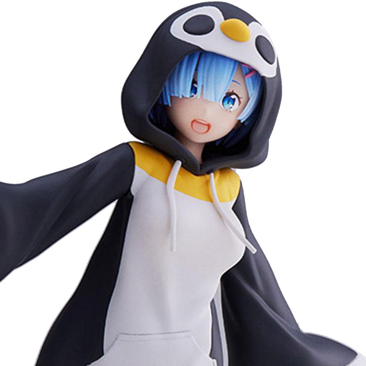 Sweat à Capuche Re:Zero Emilia Rem Ram - Pullover Unisex Imprimé Anime, Manches Longues, Coton