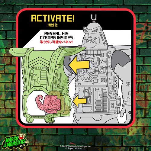 Teenage Mutant Ninja Turtles Krang Android Body (Clear) Super Cyborg Vinyl Figure