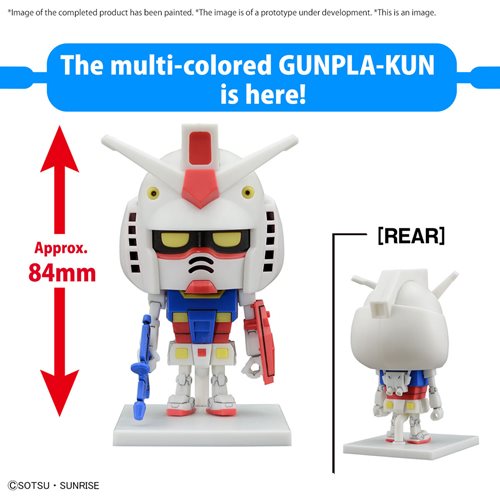 Mobile Suit Gundam Gunpla-kun DX 1:1 Scale Model Kit with Runner Version Recreation Parts