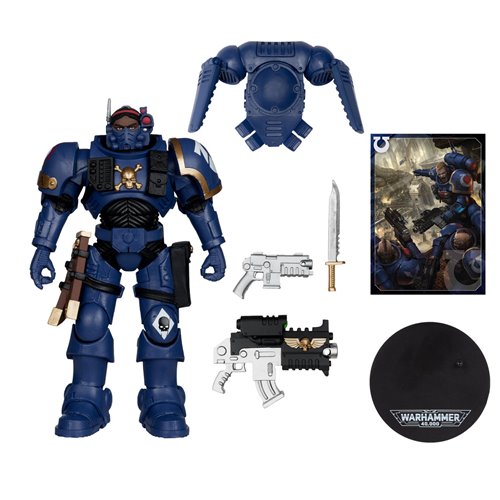 Warhammer 40,000 Wave 11 Ultramarines Lieutenant in Phobos Armour 7-Inch Scale Action Figure
