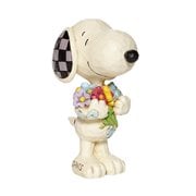 Peanuts Mini Snoopy With Flowers by Jim Shore Statue