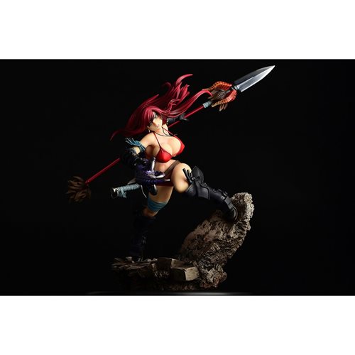 Fairy Tail Ezra Scarlet the Knight Crimson Armor Version 1:6 Scale Statue