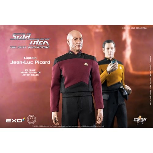 Star Trek: The Next Generation Captain Jean-Luc Picard Standard Version 1:6 Scale Action Figure