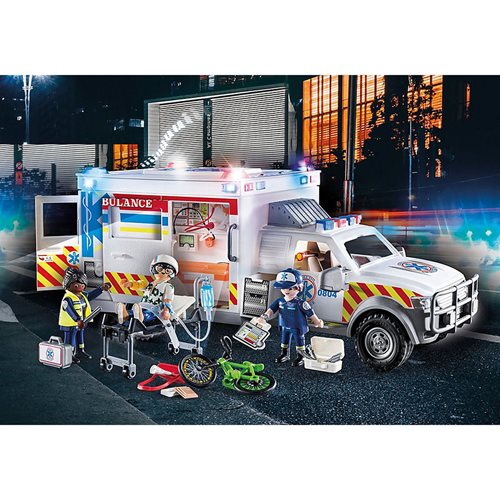 Playmobil 70936 Rescue Vehicles Ambulance with Lights and Sound