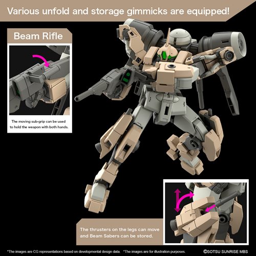 Mobile Suit Gundam: The Witch from Mercury Demi Barding High Grade 1:144 Scale Model Kit