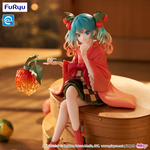 Vocaloid Hatsune Miku Flower Fairy Winter Cherry Noodle Stopper Statue