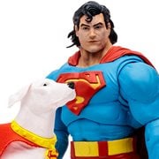DC McFarlane Collector Edition Wave 3 Superman and Krypto Return of Superman 7-Inch Scale Action Figure, Not Mint