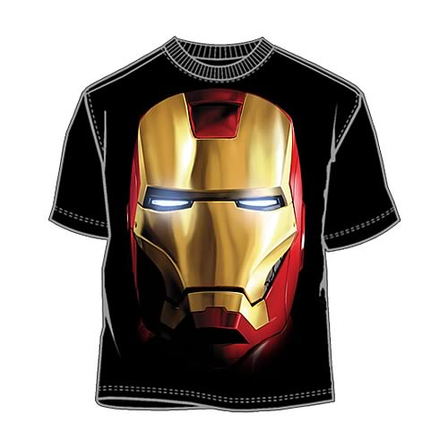 Iron Man 2 Face T-Shirt - Entertainment Earth