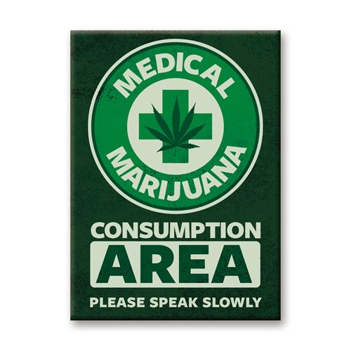 Medical Marijuana Flat Magnet