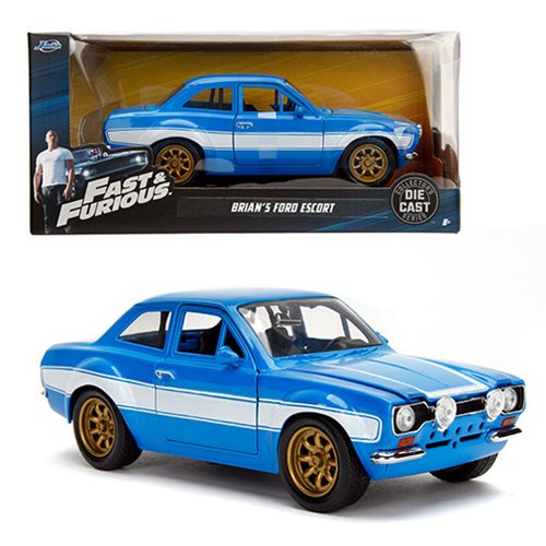 Fast and the Furious Brian's Ford Escort RS2000 MK1 1:24 Scale Die-Cast Metal Vehicle