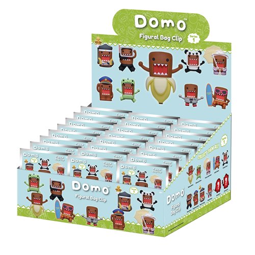 Domo-Kun 3D Foam Bag Clip Display Case of 24