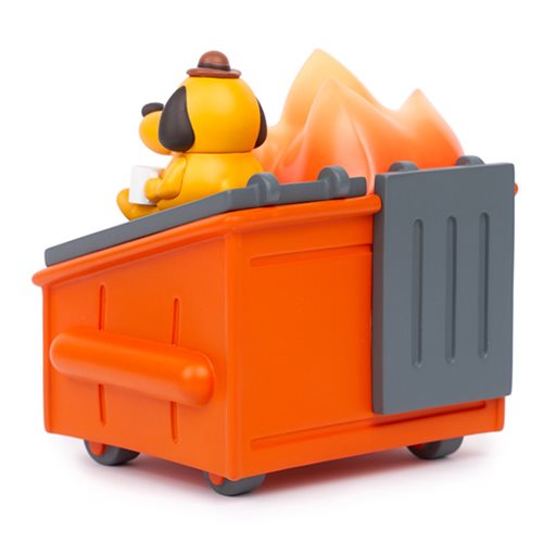 This is Fine Dumpster Fire Vinyl Figure