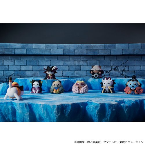 One Piece Nyan Piece Nyan! Luffy and the Seven Warlords of the Sea Mega Cat Project Mini-Figure Case