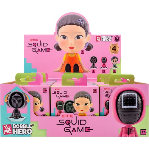 Squid Game Bobble Hero Blind-Box Mini-Figure Case of 12