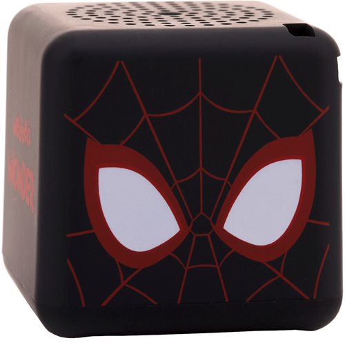 Spider-Man Miles Morales Web Face Square Bitty Bluetooth Mini-Speaker