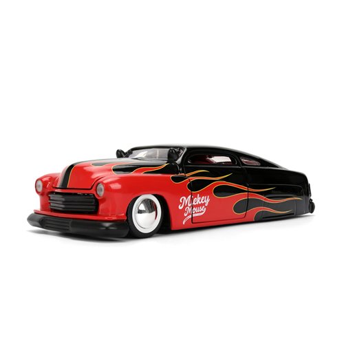 Hollywood Rides Disney 1951 Mercury 1:24 Scale Die-Cast Metal Vehicle with Mickey Mouse Figure