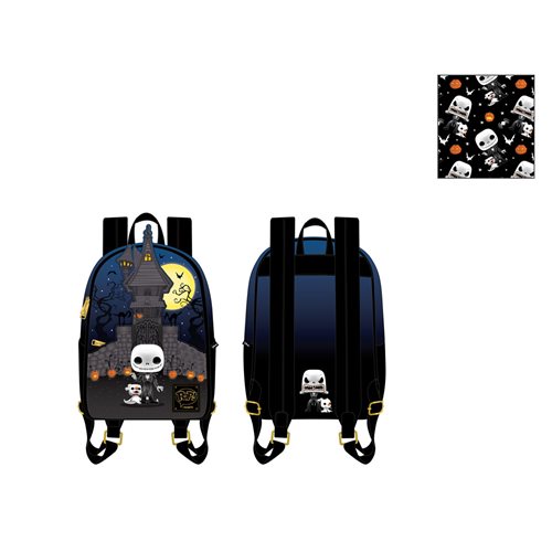The Nightmare Before Christmas Pop! by Loungefly Jack Skellington House Mini-Backpack