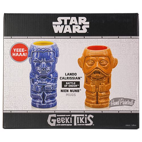 Star Wars Lando and Nien Nunb Geeki Tikis Mug 2-Pack - SDCC Debut