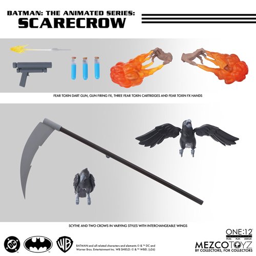 Batman: The Animated Series Scarecrow One 12 Collective Action Figure