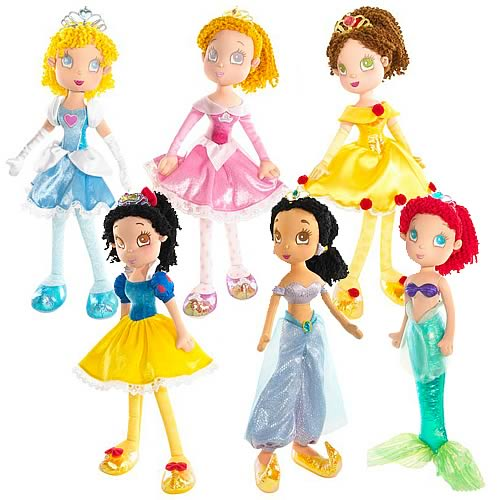 soft disney princess dolls