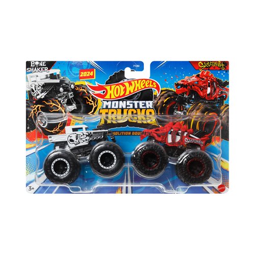 Hot Wheels Monster Trucks Demolition Doubles 1:64 Scale Vehicle 2-Pack 2024 Mix 5 Case of 8